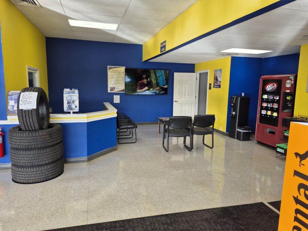 car repair inside