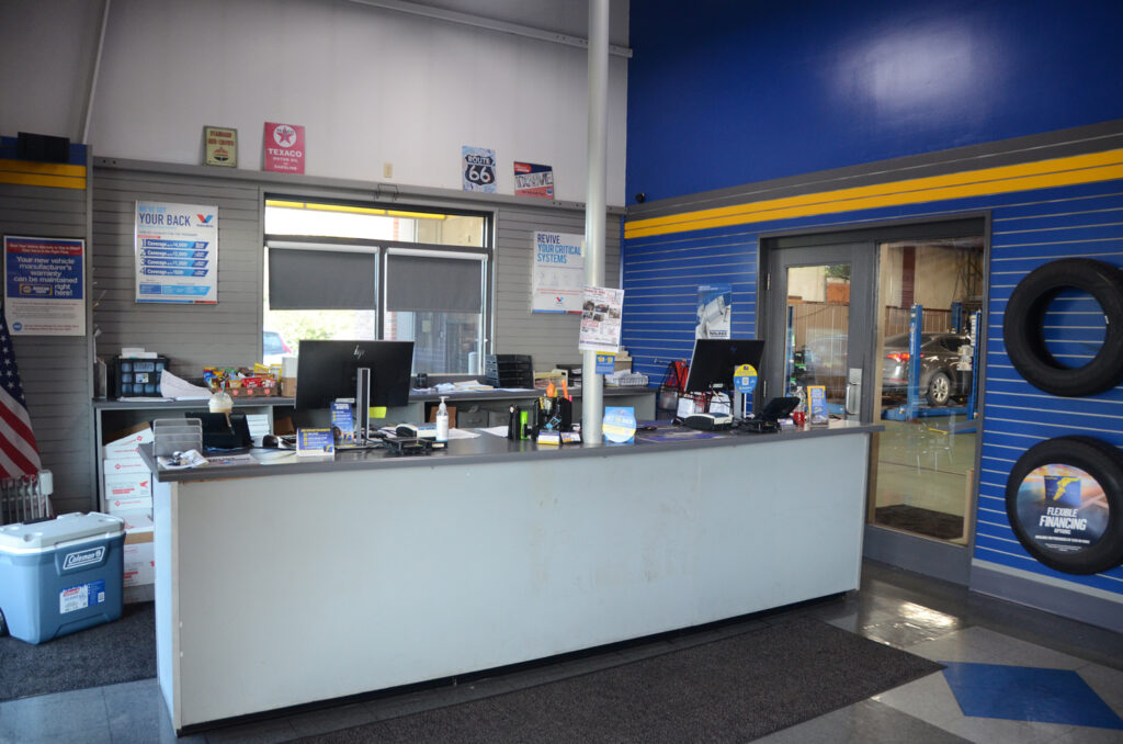 car repair inside