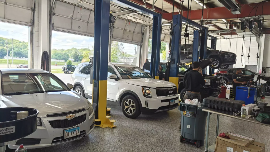 auto repair inside